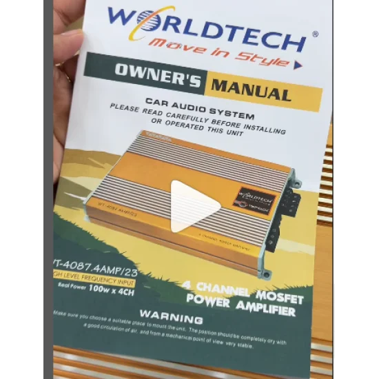 Worldtech 4087 Amplifier Worldtech Wt4087 4amp 4087 Amplifier Power