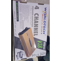 Worldtech WT-4078.4AMP 4 Channel V18 BEAT BOOST Car Amplifier