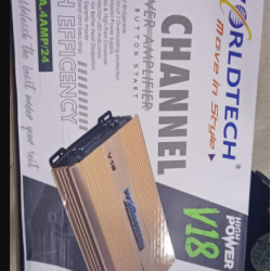 Worldtech WT-4078.4AMP 4 Channel V18 BEAT BOOST Car Amplifier Worldtech WT-4078.4AMP 4 Channel V18 BEAT BOOST Car Amplifier