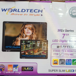 Worldtech 7 inch Screen TFT777P  RCA / VGA LCD MONITOR LED TV Worldtech 7 inch Screen TFT777P  RCA / VGA LCD MONITOR LED TV