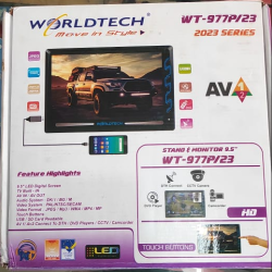 Worldtech 9 inch Screen 9.5 TFT977P-22  AV / RCA  LCD Monitor LED TV