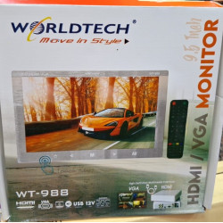 Worldtech 9 inch Screen 9.5 WT-988 AV / RCA/HDMI/VGA LCD Monitor LED Portable TV Worldtech 9 inch Screen 9.5 WT-988 AV / RCA/HDMI/VGA LCD Monitor LED Portable TV