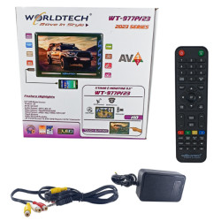 Worldtech TFT977P 9 inch Screen 9.5 TFT977P AV / RCA  LCD Monitor LED Portable TV