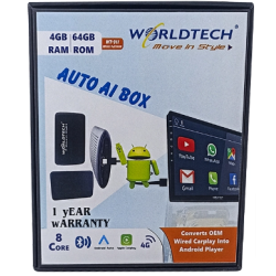 Worldtech Auto Ai Box WIFI Wireless Android Auto Mirror Link Android 11 3+32G Netflix Player Wireless Auto GPS Worldtech Auto Ai Box WIFI Wireless Android Auto Mirror Link Android 11 3+32G Netflix Player Wireless Auto GPS