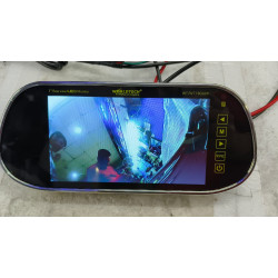 WorldTech WT-7180 Screen Monitor 7 Inch TFT LCD Rear View With 8 Led Camera Vehicle Rearview Mirror