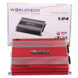 Worldtech WT-2087/23 V24 2 Channel MOSFET Car Amplifier