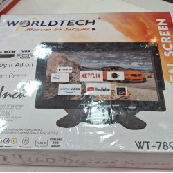 Worldtech 7 inch Screen WT-789 AV / RCA/HDMI/VGA LCD Monitor LED Portable TV Worldtech 7 inch Screen WT-789 AV / RCA/HDMI/VGA LCD Monitor LED Portable TV