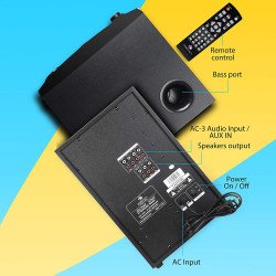 ZEBRONICS ZEB-TRUMP BT RUCF 5.1 Channel 80 Watt Wireless Bluetooth Multimedia Speaker