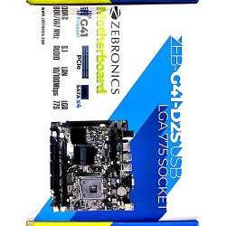 Zebronics ZEB-G41 INTEL G41 LGA 775 SOCKET DDR2 Desktop MOTHERBOARD