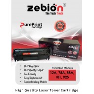 Zebion 12A Black Compatible Laser Printers Toner Cartridge