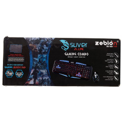 Zebion Sliver Air Gaming Keyboard and Mouse Combo Gaming Keyboard