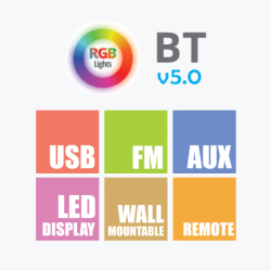 ZEBRONICS Zeb-Rainbow Speaker 20 W Bluetooth Home Theatre ZEBRONICS Zeb-Rainbow Speaker 20 W Bluetooth Home Theatre