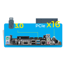 Zebronics Zeb-H110 D4 Intel H110 LGA1151 6th Gen DDR4 Desktop Computer Motherboard Zebronics Zeb-H110 D4 Intel H110 LGA1151 6th Gen DDR4 Desktop Computer Motherboard
