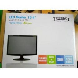 Zebronics ZEB-V16HD 15.4 HDMI + VGA LED Monitor