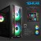 ZEBRONICS Zeb-Templar Premium Gaming PC Chassis RGB LED Fans MultiColor ATX Computer Cabinet