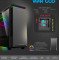 ZEBRONICS Zeb-Wargod Premium Gaming PC Chassis RGB LED Fan Tempered Glass Panel MultiColor ATX Computer Cabinet