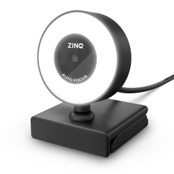 Zinq ZQ1080RL Webcam Full HD 1080P 2.1 Megapixel 30 FPS Auto Focus with Ring LED for Night Vision Web Camera Zinq ZQ1080RL Webcam Full HD 1080P 2.1 Megapixel 30 FPS Auto Focus with Ring LED for Night Vision Web Camera