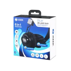 Zoook ZB-Jazz Duo 6 in 1 Wireless Bluetooth Headphone with Mic Bluetooth Headset