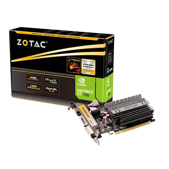 Zotac Geforce Zt-71115-20l Gt 730 4gb Ddr3 Computer Graphics Card