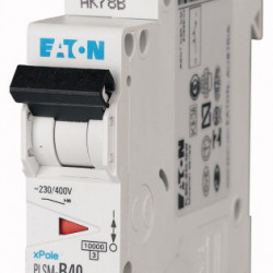 EATON-PLSM-C40-MW-Miniature circuit breaker (MCB), 40 A, 1p, characteristic: C MCB EATON-PLSM-C40-MW-Miniature circuit breaker (MCB), 40 A, 1p, characteristic: C MCB