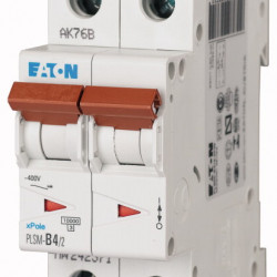 EATON-PLSM-C4/2-MW - Miniature circuit breaker (MCB), 4 A, 2p, characteristic: C MCB EATON-PLSM-C4/2-MW - Miniature circuit breaker (MCB), 4 A, 2p, characteristic: C MCB