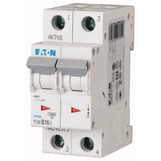 EATON-PLSM-C16/2-MW-242405-Miniature circuit breaker (MCB), 16 A, 2p, characteristic: C MCB