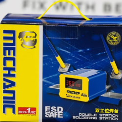 MECHANIC 210 MAX Dual Station Welding Station Quick Heating Up Adaptation C210 Soldering Iron Tip Double Handle Electric Iron MECHANIC 210 MAX Dual Station Welding Station Quick Heating Up Adaptation C210 Soldering Iron Tip Double Handle Electric Iron