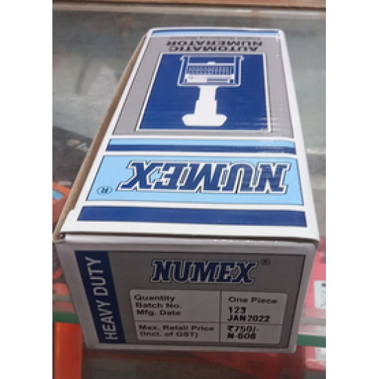 Numex Automatic N-608 6 Digit Stamp English Auto Numbering Machine